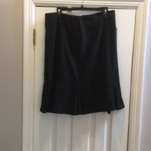 Macy’s AGB black skirt with kick pleats